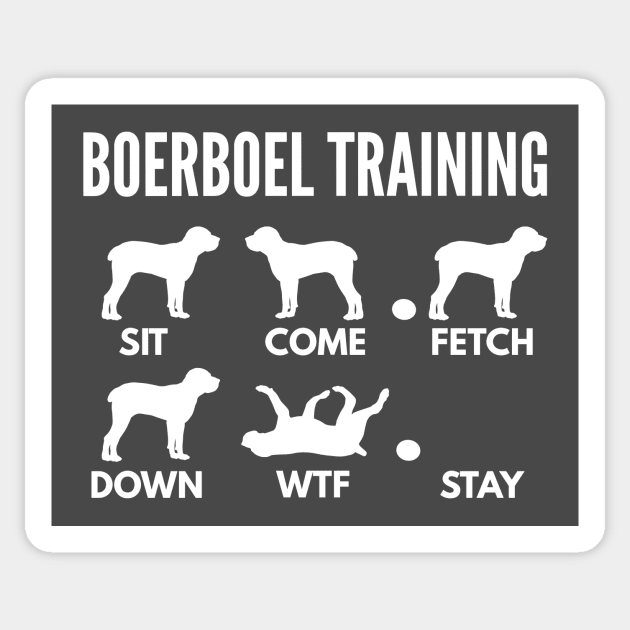 Boerboel Training Boerboel Dog Tricks Sticker by DoggyStyles